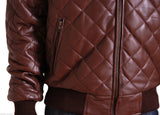Biker Jacket - Men Real Lambskin Leather Jacket KM072 - Koza Leathers