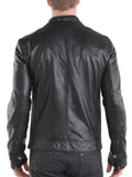 Biker Jacket - Men Real Lambskin Leather Jacket KM083 - Koza Leathers