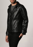 Biker Jacket - Men Real Lambskin Leather Jacket KM082 - Koza Leathers