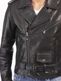 Biker Jacket - Men Real Lambskin Leather Jacket KM033 - Koza Leathers