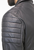 Biker Jacket - Men Real Lambskin Leather Jacket KM074 - Koza Leathers