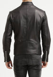Biker Jacket - Men Real Lambskin Leather Jacket KM089 - Koza Leathers