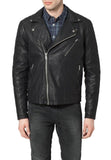 Biker Jacket - Men Real Lambskin Leather Jacket KM091 - Koza Leathers