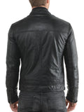 Biker Jacket - Men Real Lambskin Leather Jacket KM099 - Koza Leathers