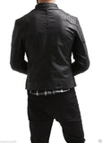 Biker Jacket - Men Real Lambskin Leather Jacket KM103 - Koza Leathers