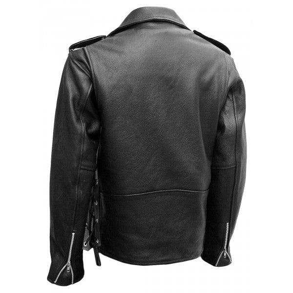 Biker Jacket - Men Real Lambskin Leather Jacket KM053 - Koza Leathers