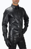 Biker Jacket - Men Real Lambskin Leather Jacket KM107 - Koza Leathers