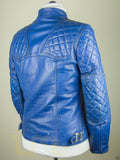 Biker Jacket - Men Real Lambskin Leather Jacket KM109 - Koza Leathers