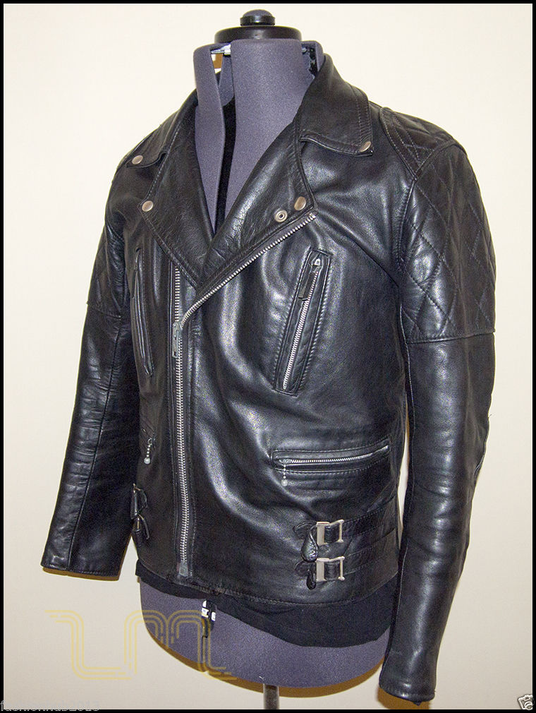 Biker Jacket - Men Real Lambskin Leather Jacket KM111 - Koza Leathers