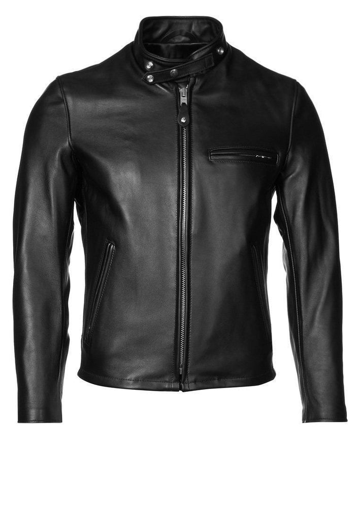 Biker Jacket - Men Real Lambskin Leather Jacket KM113 - Koza Leathers