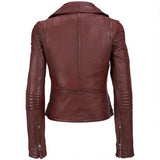 Biker Jacket - Men Real Lambskin Leather Jacket KM114 - Koza Leathers