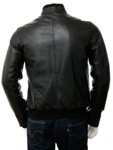 Biker Jacket - Men Real Lambskin Leather Jacket KM119 - Koza Leathers