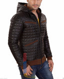 Biker Jacket - Men Real Lambskin Leather Jacket KM128 - Koza Leathers