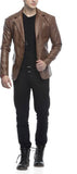 Koza Leathers Men's Real Lambskin Leather Blazer KB027