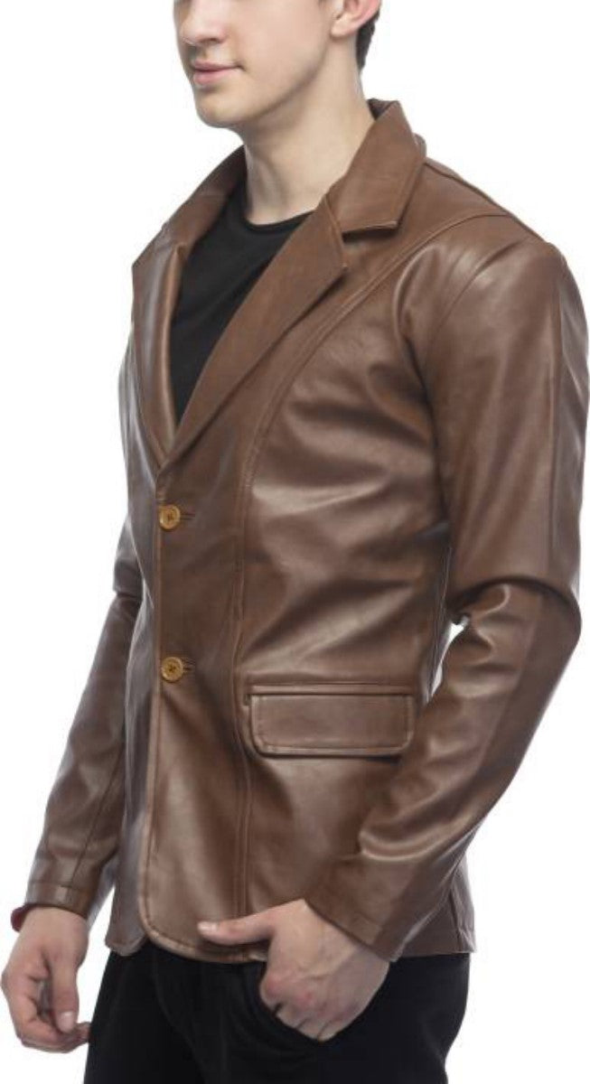 Koza Leathers Men's Real Lambskin Leather Blazer KB027