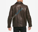 Biker Jacket - Men Real Lambskin Motorcycle Leather Biker Jacket KM151 - Koza Leathers