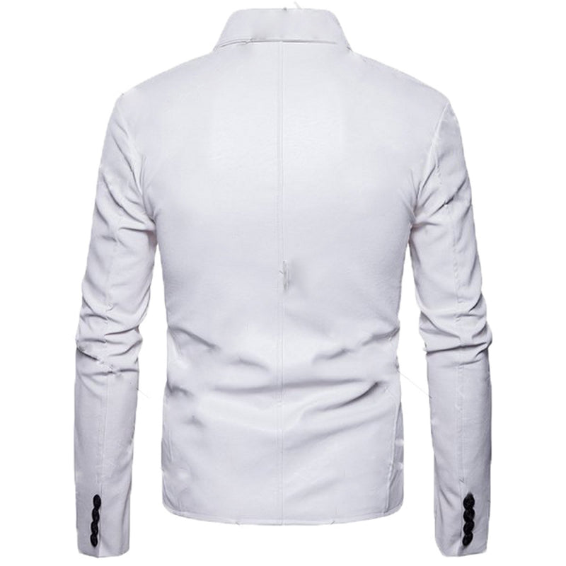 Biker Jacket - Men Real Lambskin Motorcycle Leather Biker Jacket KM578 - Koza Leathers