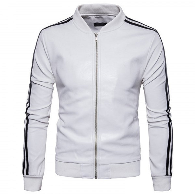 Biker Jacket - Men Real Lambskin Motorcycle Leather Biker Jacket KM579 - Koza Leathers