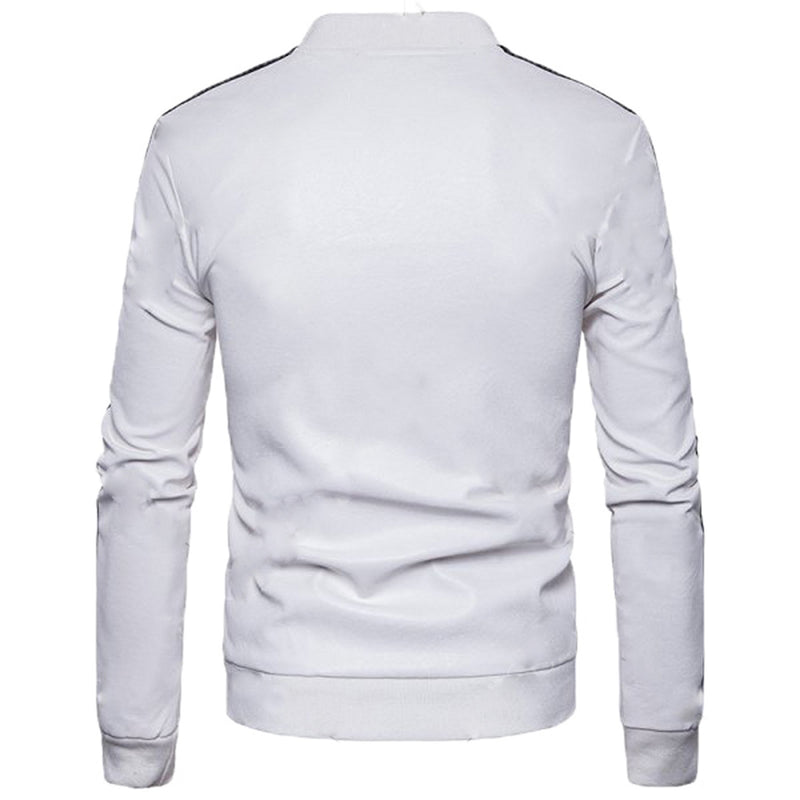 Biker Jacket - Men Real Lambskin Motorcycle Leather Biker Jacket KM579 - Koza Leathers