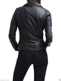 Biker / Motorcycle Jacket - Women Real Lambskin Leather Jacket KW012 - Koza Leathers