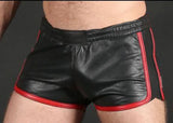 Koza Leathers Men's Real Lambskin Leather Boxer Shorts MS033