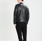 Biker Jacket - Men Real Lambskin Motorcycle Leather Biker Jacket KM248 - Koza Leathers