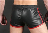 Koza Leathers Men's Real Lambskin Leather Boxer Shorts MS033