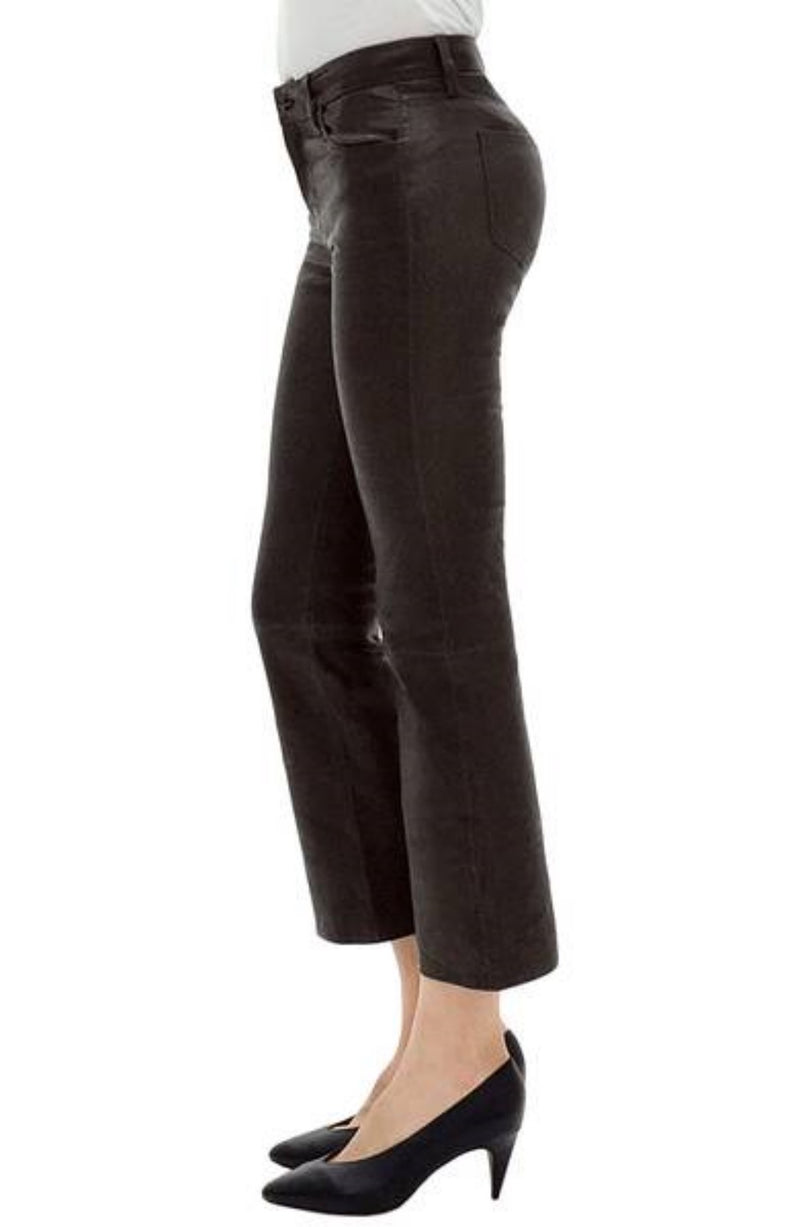 Koza Leathers Women's Real Lambskin Leather Capri Pant WP019