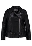 Biker / Motorcycle Jacket - Women Real Lambskin Leather Biker Jacket KW205 - Koza Leathers