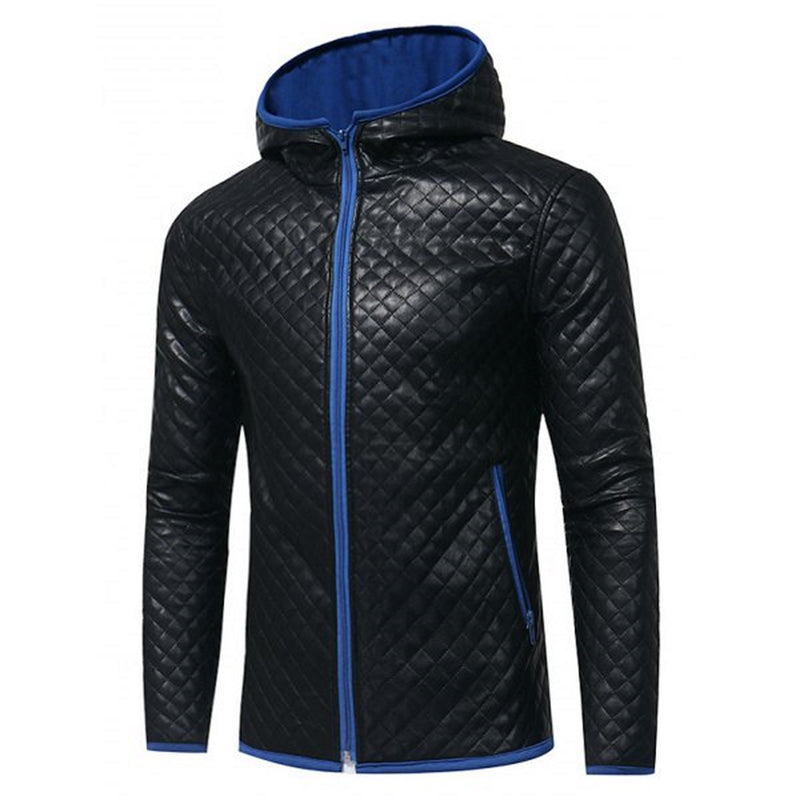 Biker Jacket - Men Real Lambskin Motorcycle Leather Biker Jacket KM586 - Koza Leathers