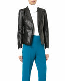 Koza Leathers Women's Real Lambskin Leather Blazer BW095