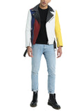 Biker Jacket - Men Real Lambskin Motorcycle Leather Biker Jacket KM595 - Koza Leathers