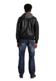 Biker Jacket - Men Real Lambskin Motorcycle Leather Biker Jacket KM596 - Koza Leathers
