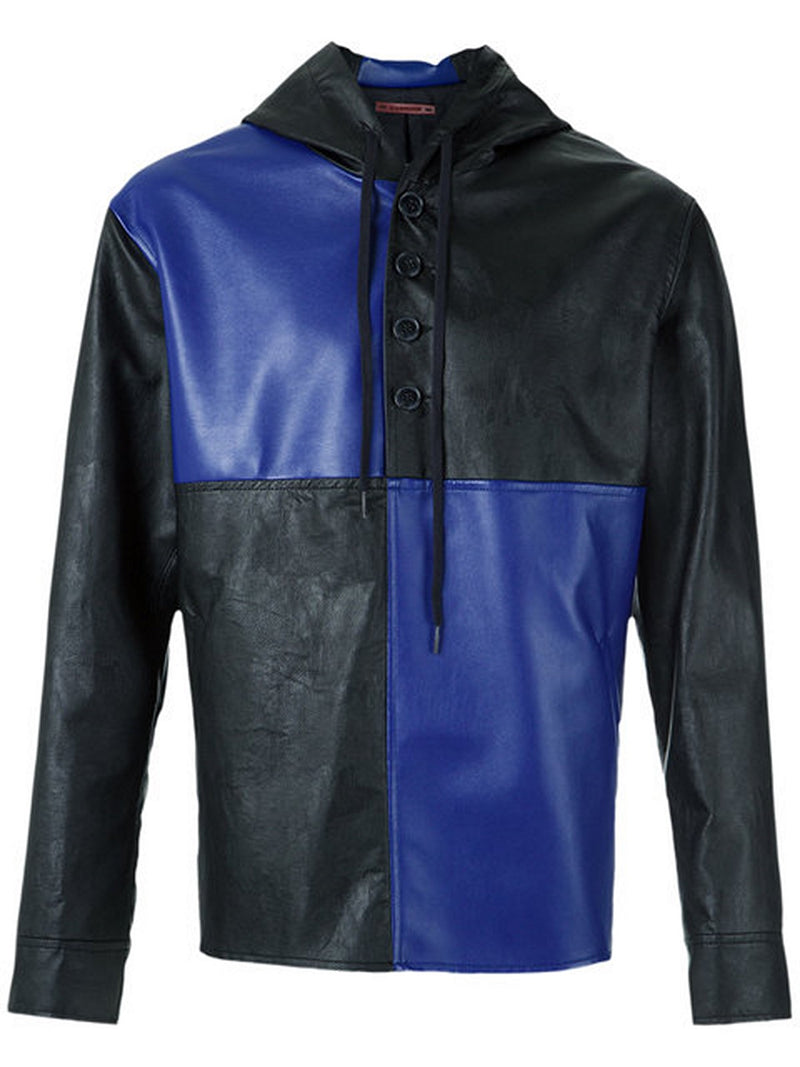 Biker Jacket - Men Real Lambskin Motorcycle Leather Biker Jacket KM375 - Koza Leathers