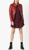 Biker / Motorcycle Jacket - Women Real Lambskin Leather Biker Jacket KW575 - Koza Leathers