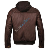Biker Jacket - Men Real Lambskin Motorcycle Leather Biker Jacket KM163 - Koza Leathers