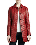 Koza Leathers Women's Genuine Lambskin Trench Coat Real Leather Jacket TC003