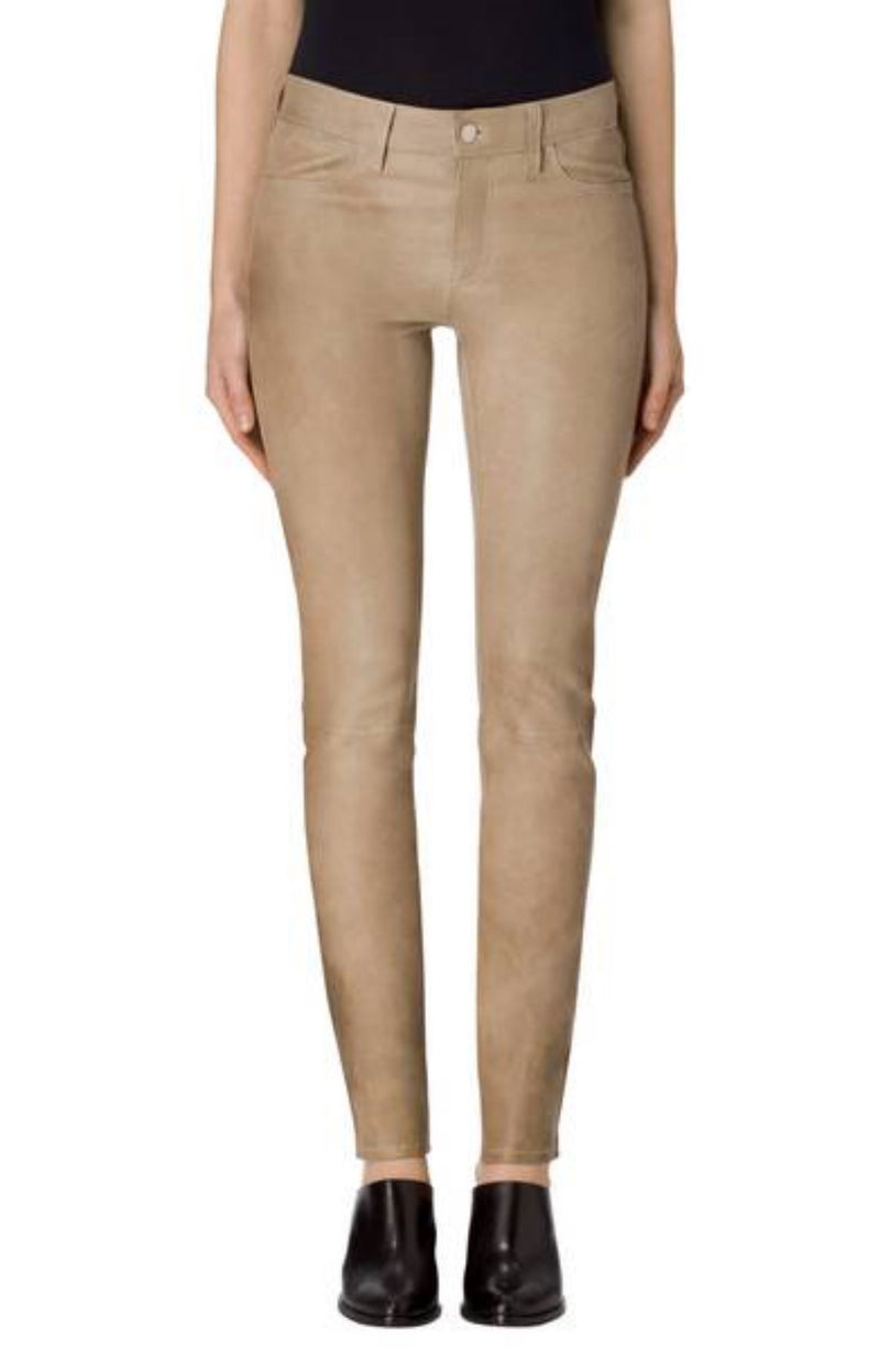 Koza Leathers Women's Real Lambskin Leather Skinny Pant WP054