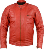 Biker Jacket - Men Real Lambskin Motorcycle Leather Biker Jacket KM399 - Koza Leathers