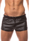 Koza Leathers Men's Real Lambskin Leather Boxer Shorts MS035
