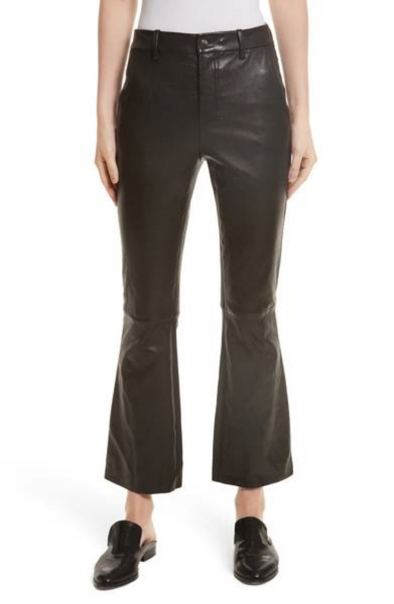 Koza Leathers Women's Real Lambskin Leather Capri Pant WP021