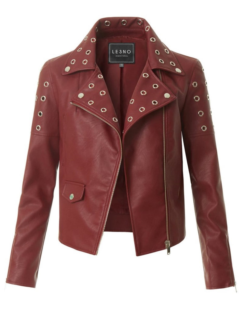 Biker / Motorcycle Jacket - Women Real Lambskin Leather Biker Jacket KW300 - Koza Leathers