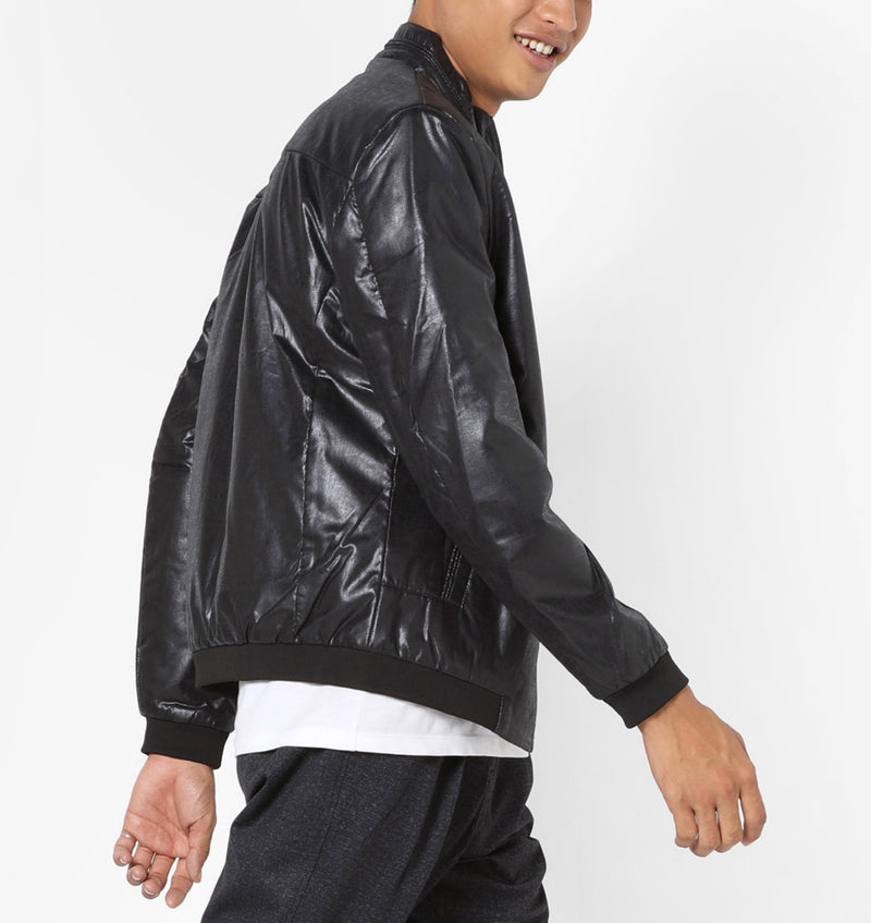 Biker Jacket - Men Real Lambskin Motorcycle Leather Biker Jacket KM621 - Koza Leathers