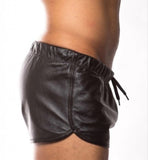 Koza Leathers Men's Real Lambskin Leather Boxer Shorts MS035