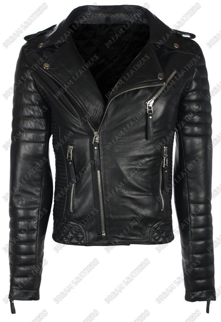 Genuine leather moto jacket 2025