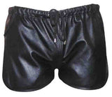 Koza Leathers Men's Real Lambskin Leather Boxer Shorts MS036