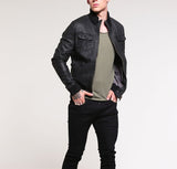 Biker Jacket - Men Real Lambskin Motorcycle Leather Biker Jacket KM253 - Koza Leathers