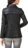 Biker / Motorcycle Jacket - Women Real Lambskin Leather Biker Jacket KW395 - Koza Leathers