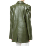 Koza Leathers Women's Real Lambskin Leather Blazer BW097