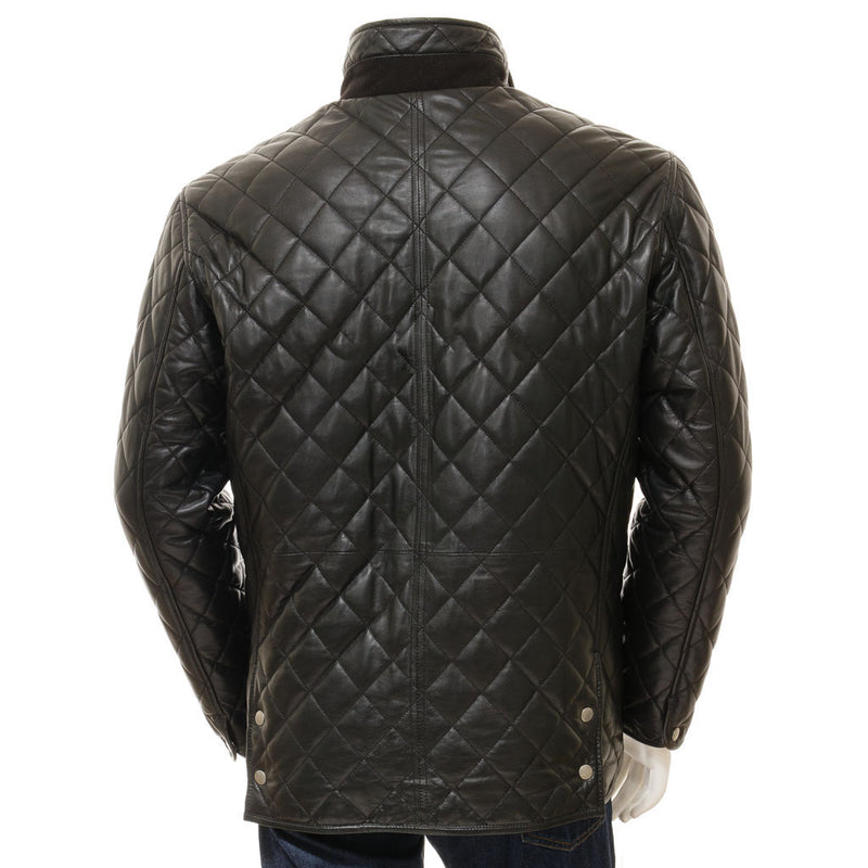 Biker Jacket - Men Real Lambskin Motorcycle Leather Biker Jacket KM331 - Koza Leathers
